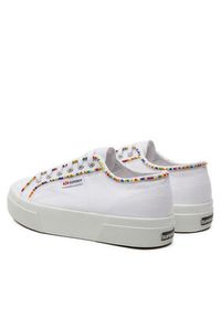 Superga Tenisówki Multicolor Beads 2740 S4131FW Biały. Kolor: biały. Materiał: materiał #4