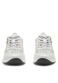 Rieker Sneakersy N1112-80 Srebrny. Kolor: srebrny. Materiał: skóra #6