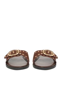 DeeZee Klapki CEO-LB-F9963-YLD Brązowy. Kolor: brązowy. Materiał: materiał #6