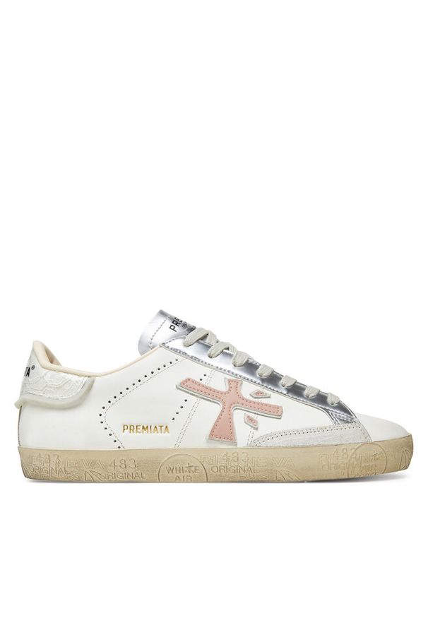 Sneakersy Premiata. Kolor: biały
