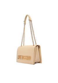 Love Moschino - LOVE MOSCHINO Torebka JC4192PP1PKD0129 Beżowy. Kolor: beżowy. Materiał: skórzane #5