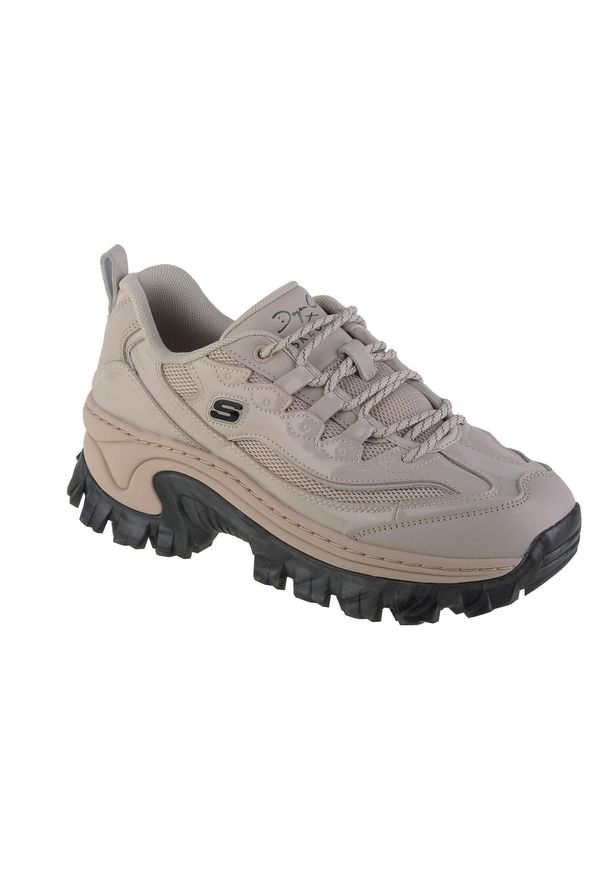 skechers - Buty sportowe Sneakersy damskie, Skechers Hi-Ryze - Doja Cat ' Lite. Kolor: beżowy. Model: Skechers Sport. Sport: turystyka piesza