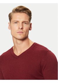 Selected Homme Sweter 16090147 Czerwony Regular Fit. Kolor: czerwony. Materiał: bawełna #7