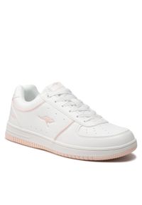 Sneakersy KangaRoos K-Watch Scone 81118 000 0006 White/Frost Pink. Kolor: biały. Materiał: skóra