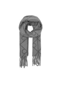 Calvin Klein Szalik Emblem Aop Brushed LV04D8072G Szary. Kolor: szary. Materiał: nylon, poliamid