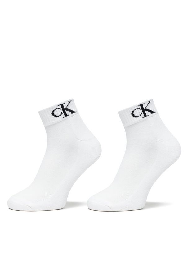 Skarpety krótkie Calvin Klein Jeans. Kolor: biały