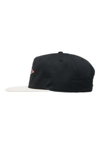 Quiksilver - Czapka Snapback dla Mężczyzn QS FRASSNASSA Czarny. Kolor: brązowy, zielony, wielokolorowy. Materiał: materiał, bawełna. Wzór: haft