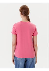 Guess T-Shirt W4YI10 J1314 Różowy Regular Fit. Kolor: różowy. Materiał: bawełna #3