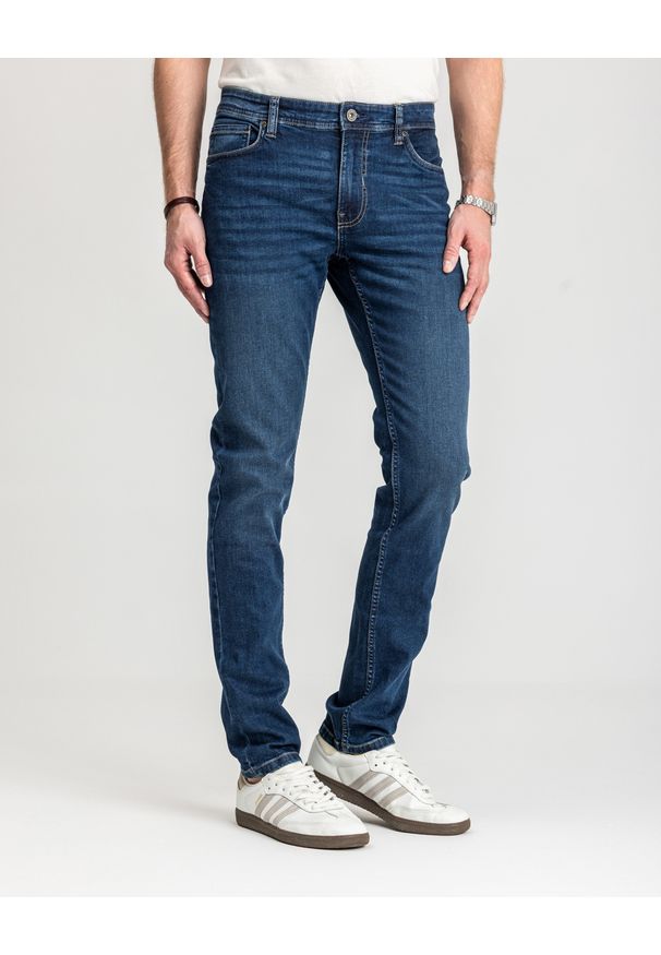 MARCUS - Męskie Spodnie Jeansowe Marcus Felix 2222 Jeans Texas Blue Used 14-200312
