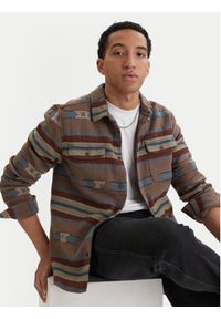 RVCA Koszula Dayshift 23A053505 Brązowy Regular Fit. Kolor: brązowy. Materiał: bawełna #4