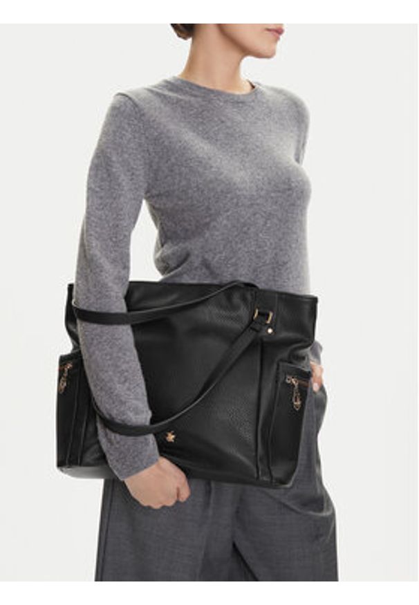 Beverly Hills Polo Club Torebka CEO-BHPC-C-005-08 Czarny. Kolor: czarny