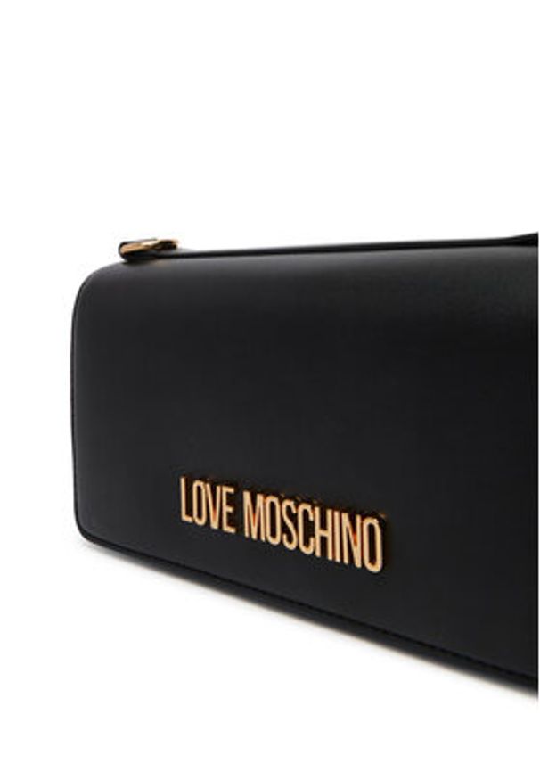 Love Moschino - LOVE MOSCHINO Torebka JC4170PP1OLX0000 Czarny. Kolor: czarny. Materiał: skórzane