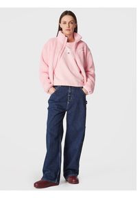 Tommy Jeans Bluza Essential DW0DW14851 Różowy Regular Fit. Kolor: różowy. Materiał: bawełna, syntetyk #5