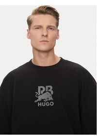 Hugo - HUGO Bluza Dahrain_RB 50542806 Czarny Regular Fit. Kolor: czarny. Materiał: bawełna #3