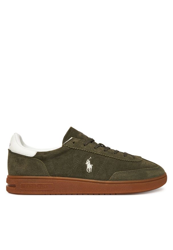 Polo Ralph Lauren Sneakersy Bedford 809967889001 Khaki. Kolor: brązowy. Materiał: skóra, zamsz