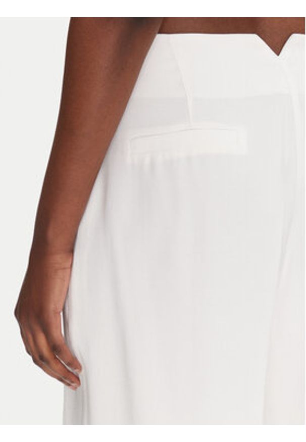 ACCESS FASHION Spodnie palazzo 53-5084-195 Biały Wide Leg. Kolor: biały. Materiał: wiskoza