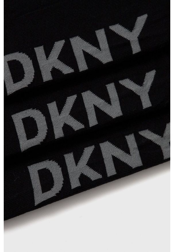 DKNY - Dkny - Skarpetki (3-pack). Kolor: czarny