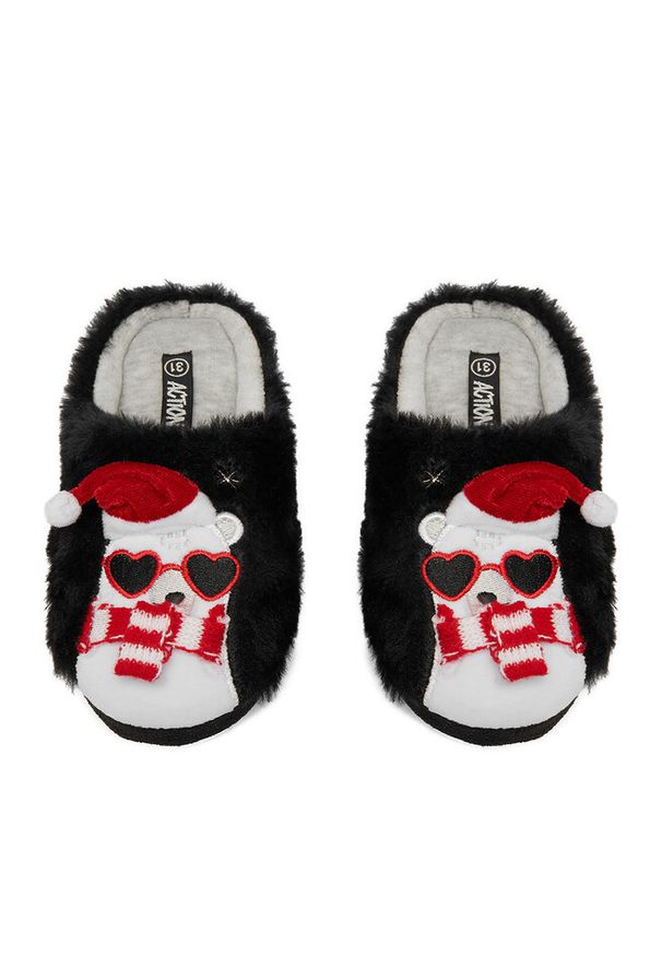 Kapcie Action Boy. Kolor: czarny