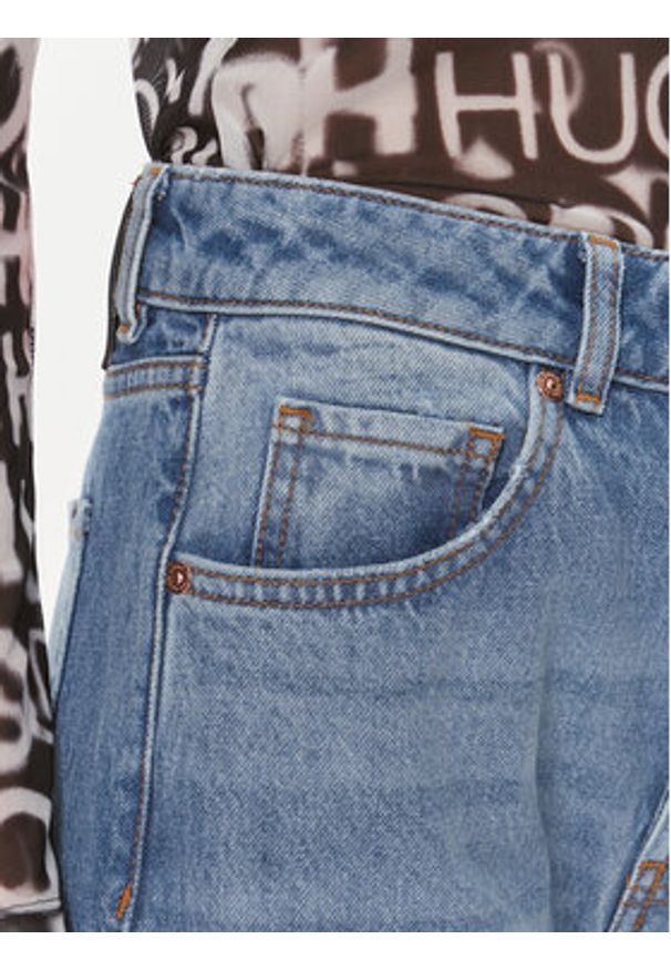 Hugo Jeansy Gilissi 50508188 Niebieski Relaxed Fit. Kolor: niebieski