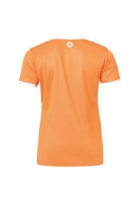 KEMPA - Damska koszulka Kempa Curve. Kolor: wielokolorowy, biały, pomarańczowy. Materiał: materiał #2