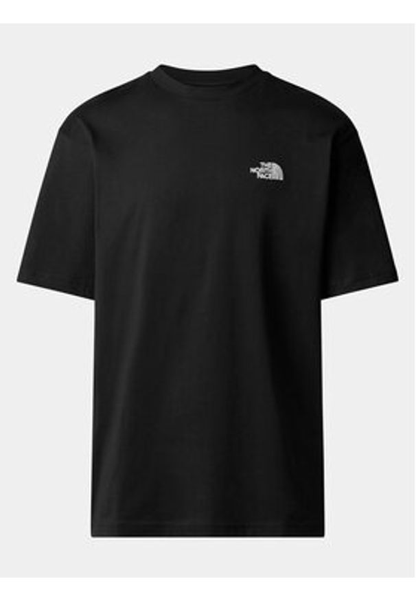 The North Face T-Shirt Simple Dome NF0A87NR Czarny Oversize. Kolor: czarny. Materiał: bawełna