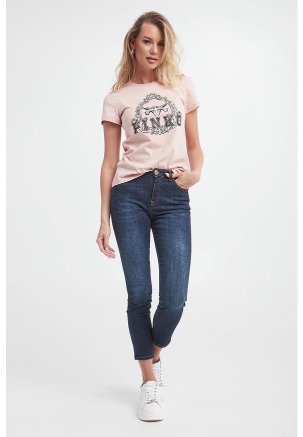 Pinko - T-shirt damski Bussolotto PINKO