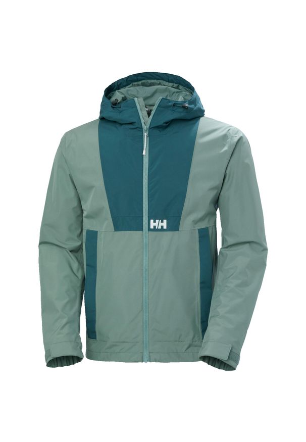 Kurtka wodoodporna z kapturem Helly Hansen Rig. Okazja: na co dzień. Typ kołnierza: kaptur. Kolor: zielony. Styl: casual
