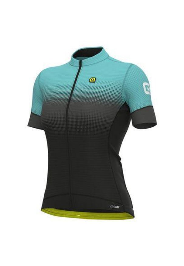 ALÉ CYCLING - Koszulka rowerowa damska Alé Gradient. Kolor: niebieski. Wzór: gradientowy. Sport: kolarstwo