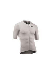 Koszulka rowerowa szosa gravel NORTHWAVE Essence Jersey UPF50 szary. Kolor: szary. Materiał: jersey