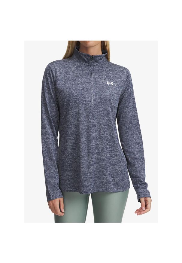 Bluza damska Under Armour UA Tech Twist 1/2 Zip. Kolor: niebieski. Sport: fitness