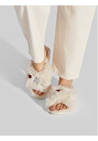 Karl Lagerfeld - KARL LAGERFELD Kapcie KL49005T Biały. Kolor: biały. Materiał: materiał #2