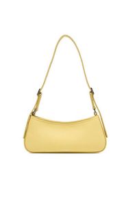 Calvin Klein Torebka Ck Small Shoulder Bag LV04F3170G Żółty. Kolor: żółty. Materiał: skórzane #4