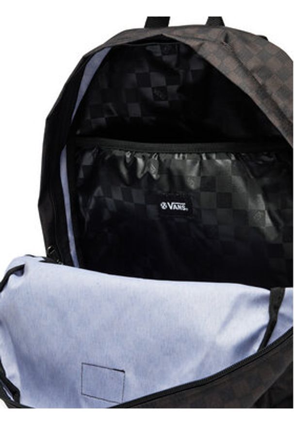 Vans Plecak Old Skool Check Backpack VN000H4XBA51 Czarny. Kolor: czarny. Materiał: materiał