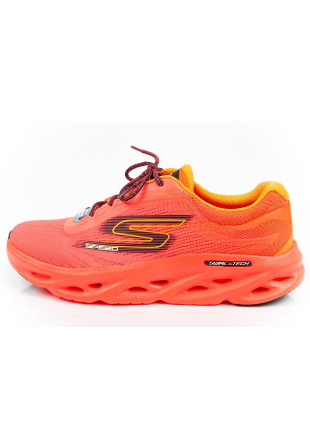 skechers - Buty sportowe męskie Skechers Go Run. Kolor: czerwony. Sport: bieganie