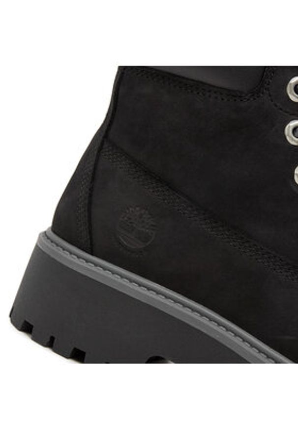 Timberland Trapery Stone Street 6In Wp TB1A5RH50151 Czarny. Kolor: czarny. Materiał: nubuk, skóra. Styl: street