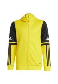 Adidas - Bluza dla dzieci adidas Squadra 25 Hoody. Kolor: czarny, żółty, wielokolorowy. Sport: fitness
