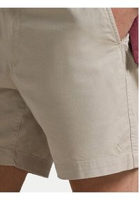 Polo Ralph Lauren Szorty materiałowe 710644995002 Beżowy Classic Fit. Kolor: beżowy. Materiał: bawełna