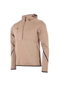 STANNO - Bluza treningowa zapinana do połowy Stanno Plaza. Kolor: beżowy. Materiał: materiał. Sport: piłka nożna #2