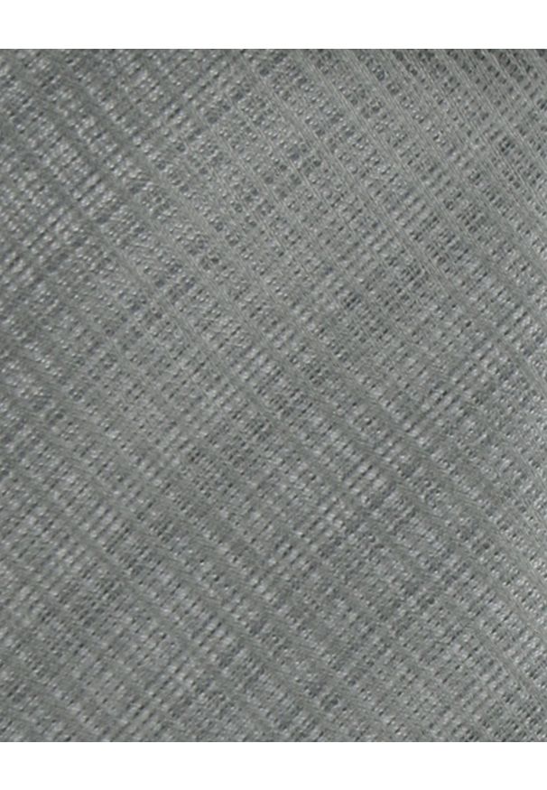 Męski Krawat - Stalowo-Popielaty - Alties. Kolor: szary. Materiał: tkanina. Styl: elegancki, wizytowy