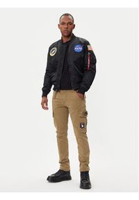 Alpha Industries Spodnie materiałowe Petrol Patch 178207 Zielony Slim Fit. Kolor: zielony. Materiał: bawełna #4