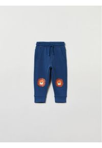 OVS Spodnie dresowe 1848486 Granatowy Regular Fit. Kolor: niebieski. Materiał: bawełna #1