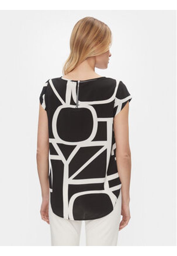 only - ONLY Bluzka Vic 15161116 Czarny Regular Fit. Kolor: czarny. Materiał: syntetyk