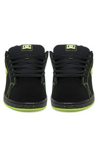 DC Shoes Sneakersy GAVELER ADYS100536-BL4 Czarny. Kolor: czarny. Materiał: skóra, nubuk #3