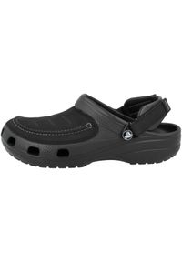 Buty do chodzenia męskie Crocs Yukon Vista II. Zapięcie: rzepy. Kolor: czarny. Materiał: syntetyk, materiał. Szerokość cholewki: normalna. Sport: turystyka piesza