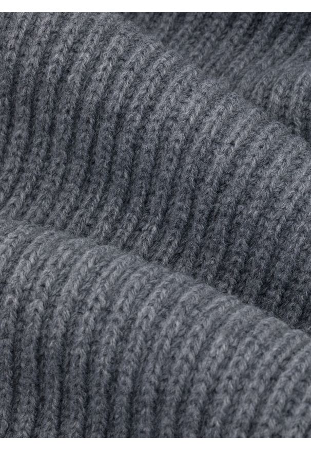 Pako Lorente - PAKO LOTRENTE – Szalik męski w kolorze szarym. Kolor: szary. Wzór: prążki. Sezon: zima