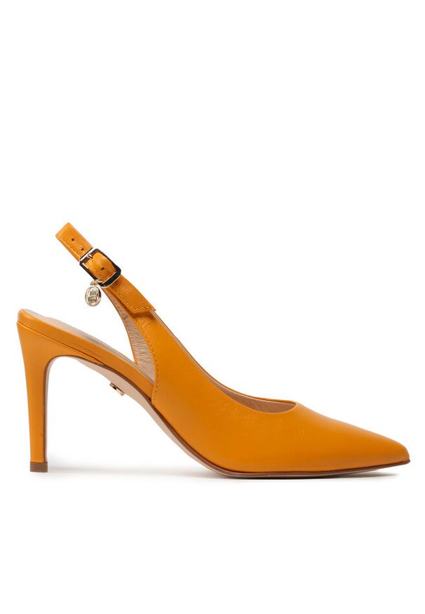 Sandały Solo Femme. Kolor: pomarańczowy
