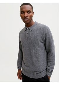 Jack & Jones Sweter Maverick 12286144 Szary Regular Fit. Kolor: szary. Materiał: bawełna #5
