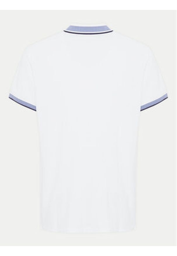 Blend Polo 20716479 Biały Regular Fit. Typ kołnierza: polo. Kolor: biały. Materiał: bawełna