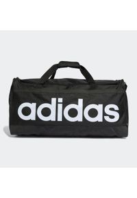 Adidas - Essentials Duffel Bag Large. Kolor: biały, wielokolorowy, czarny. Materiał: materiał