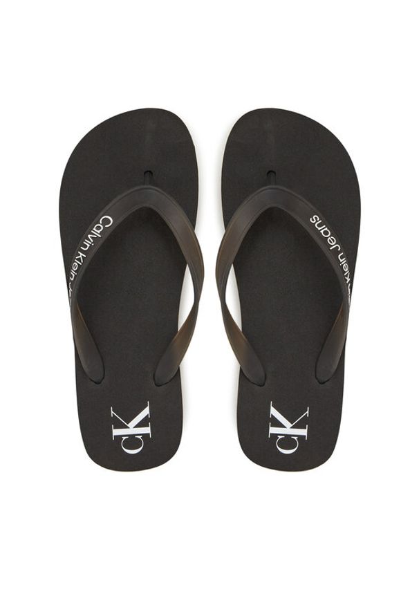 Calvin Klein Jeans Japonki Beach Sandal Flatform Tpu YW0YW01830 Czarny. Kolor: czarny